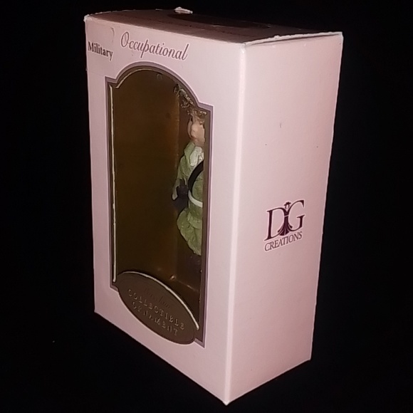 Military - Porcelain Occupational Collectible Ornament - Picture 4 of 5